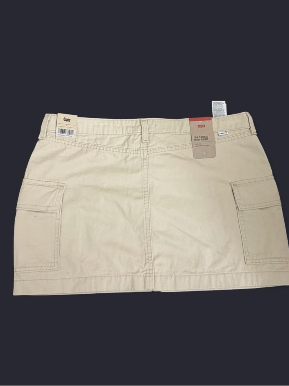 Levi's Beige Cargo Mini Skirt Sz 31